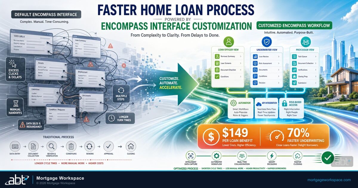 Building a Faster Home Loan Process Through Encompass Interface Customization