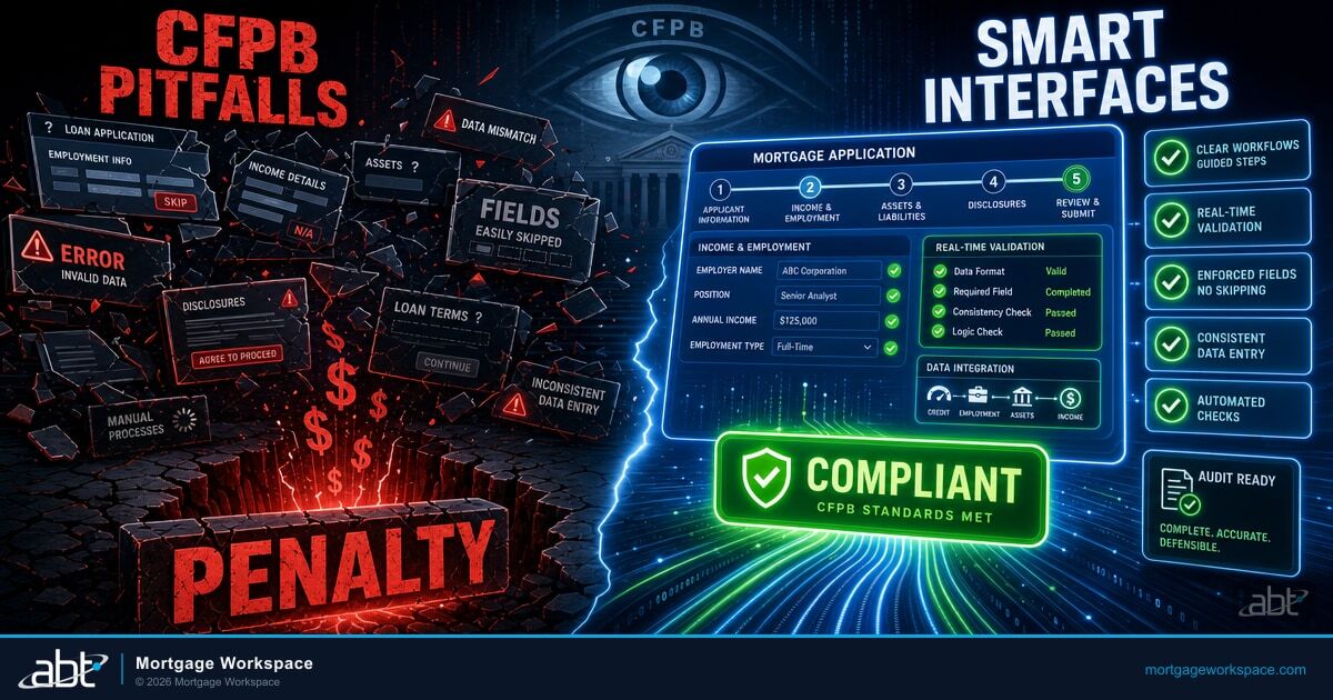 CFPB Pitfalls: How Smart Interfaces Keep Mortgage Companies Compliant