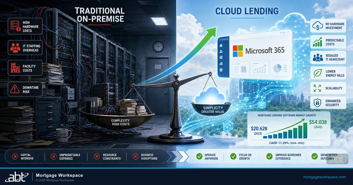 Cloud vs. Traditional Mortgage Lending: A Cost-Benefit Analysis