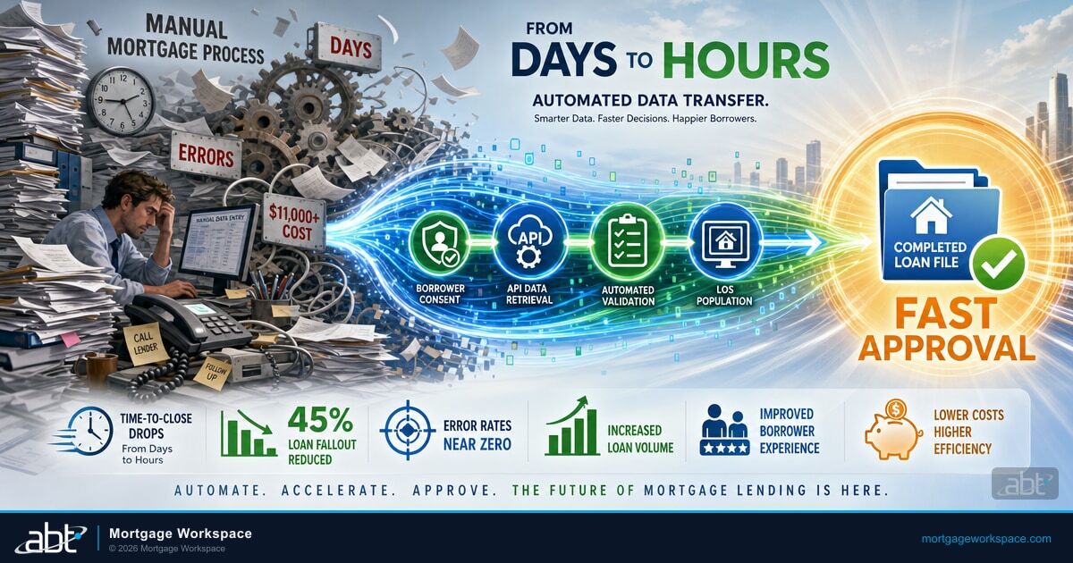 The Mortgage Industry's Best Kept Secret: Automated Data Transfer for Faster Approvals