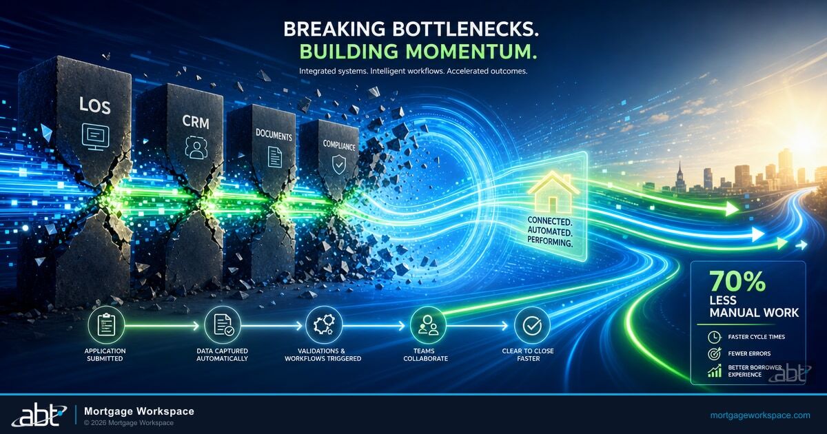 Breaking Down Barriers: How Mortgage Software Integration Reduces Operational Bottlenecks
