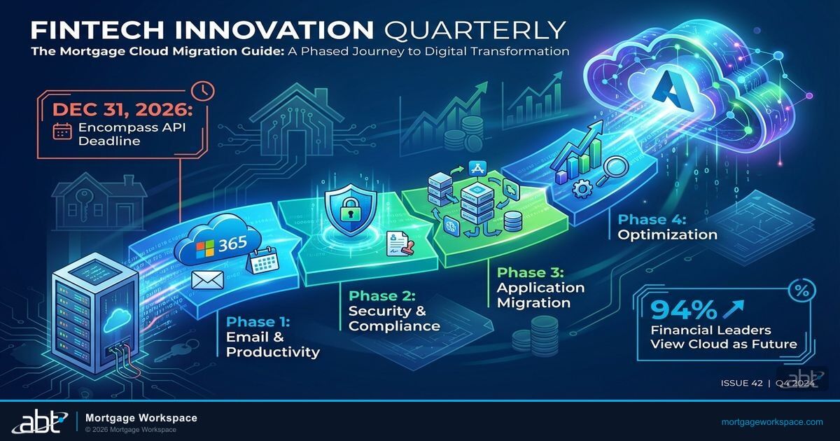 Cloud Migration for Mortgage Companies: A Phased Implementation Guide