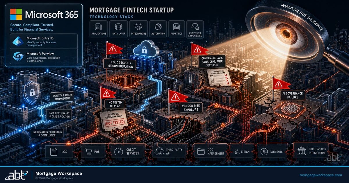 Tech Due Diligence for Fintech Mortgage Startups: An MSP's Perspective